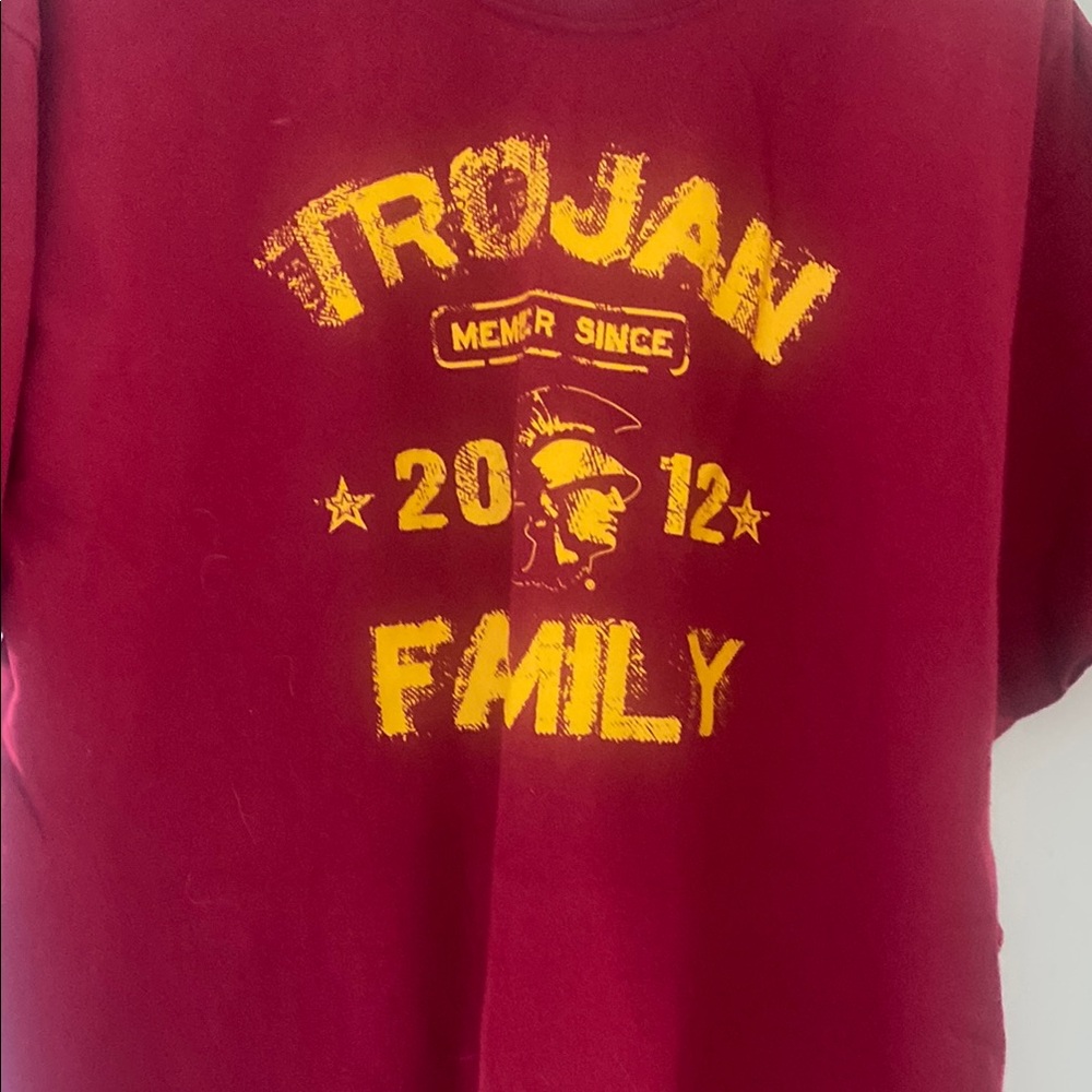 Trojan Family Unisex T Shirt - Red